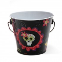 Pastoral Flower Vase/ Rustic Metal Small Tin Blucket Vases/ Best Gift  N