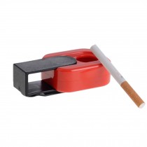 Portable Ashtray Cigarette Cigar Smoke Holder Ash Tray Outdoor Ashtray - Red