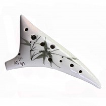 12 Hole Ceramic Flute/ Brands Hand Tuned Ocarina ,Recommend by Shop Owner