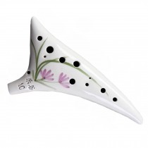 Ocarina Exquisite Ceramic Craft/ 12 Hole Ceramic Flute Recommend by Shop Owner