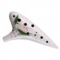12 Hole Lotus/ Recommend by Shop Owner,Ocarina Exquisite Ceramic Craft
