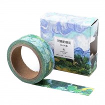Sets of 4 Decorative Painting Masking Tape DIY Tape Craft Tape Sticky Paper, D