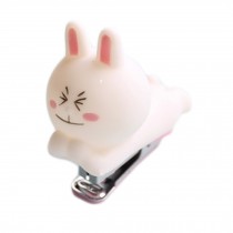 Cute Rabbit Mini Desktop Stapler Manual Stapler Office/Home Stapler(White)