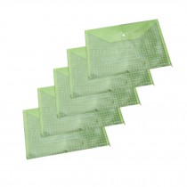 Plastic A4 Paper Waterproof Document Bag,Set of 20, 14C Yellow