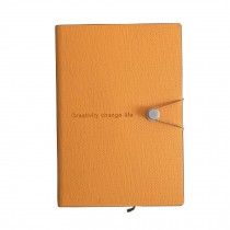 Business Creative Hard Cover Notebook 2 pc Diary Journal orange