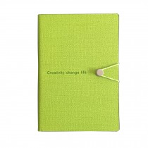 Hard Cover Business Notebook Creative green Diary Journal 2 pc