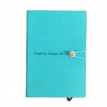 2 pc Creative Hard Cover Business Notebooks blue Diary Journal