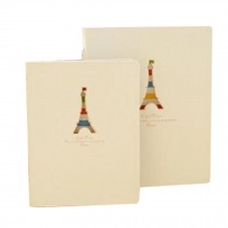Eiffel Tower Theme Portable Memo Note Book Notes Notepad B5 White