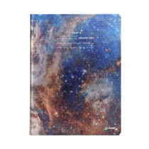 Starlit Sky Theme Portable Memo Note Book Notes Notepad B5 Blue