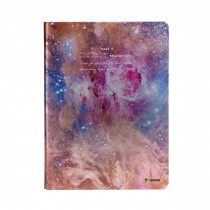 Starlit Sky Theme Portable Memo Note Book Notes Notepad B5 Red