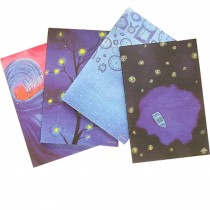 Set of 4 Lovely Creative Diary Suit Student Award Gift Decorative Notebooks 16K