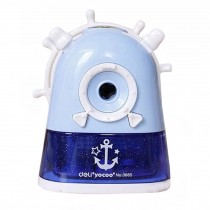 Kids Cute  Manual Pencil Sharpener For Classroom School Stationery??Pirate Ship