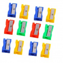 Pack of 33-School Smart Hand Held Plastic Pencil Sharpener-Assorted Colors