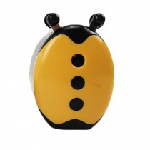 Lovely Ladybird Manual Pencil Sharpener for Office and Classroom (Yellow/Black)