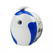 Lovely Manual Pencil Sharpener for Office and Classroom (Blue/White)