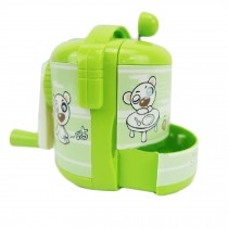Cute Rice Cooker Manual Pencil Sharpener for Office and Classroom (Green)