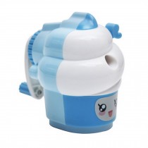 Cute Ice Cream Manual Pencil Sharpener for Office and Classroom ( Blue )