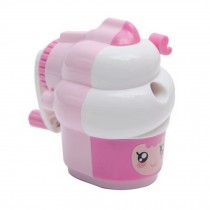 Cute Ice Cream Manual Pencil Sharpener for Office and Classroom ( Pink )