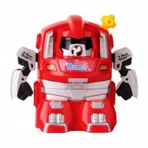 Cute Robot Manual Pencil Sharpener for Office and Classroom ( Red )