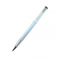 Business Personalized Beautiful Liquid Gel Pen Metal Barrel,white