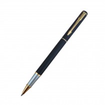 Business Personalized Beautiful Liquid Gel Pen Metal Barrel,black A