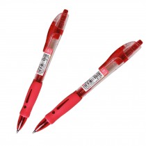 Pack Of 12, Extra Fine Point (0.5mm) Gel Ink Roller Ball/Correction Pen, Red Ink