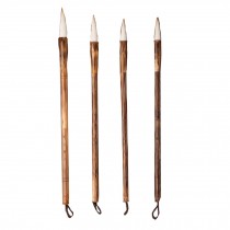 High Quality Chinese Calligraphy  Brush Pen Sets of 4(brown)