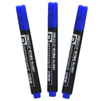 Set of 10 Fine Point Pant Marker, Permanent Marking Pen Writing Brush, Blue