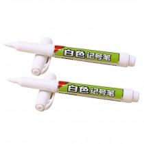 Set of 12 Color Pen WHITE Marker Paintbrushes Fine Point  Mark Pen, White NO.17
