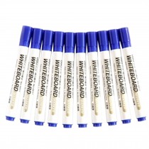 Set Of 10 Marker Fine Point Marking Pen Advertising Pen Writing Brush Blue