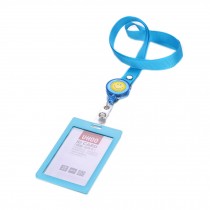 Set Of 5 Light Blue ID/Credit Card Case Library Card Holder