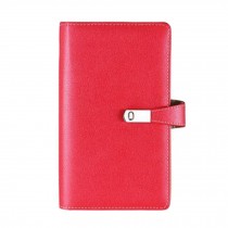 Practical ID Card Holder Credit Card Case with 120 Card Slots, Red