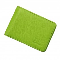 Useful Practical ID Card Holder Card Bag Credit Card Case PU Leather, Green
