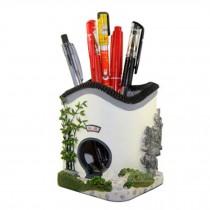 Home/Office European style Pen Stand Holder Desk Organizer Building Model