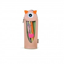 Creative Visually Transparent PU Pencil Case, Rose