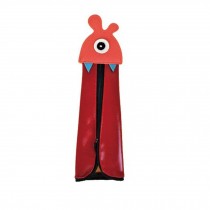 Monster University Funny Cartoon Pencil Pouch Red