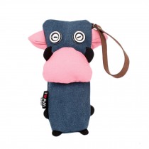 Cartoon Cow Pencil Case Stationery Supplies Pouch Pen Bag Best Gift Blue
