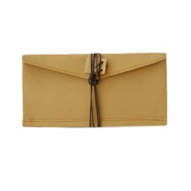 Creative Envelope Kraft Paper Cosmetic Pen Pencil Bag Case(20*9 CM, Brown )