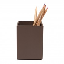 Gray Fiberboard Pen Pencil Stand Holder Desk Organizer For Home Office