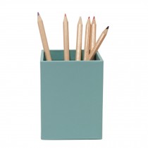 Blue Fiberboard Pen Pencil Stand Holder Desk Organizer For Home Office