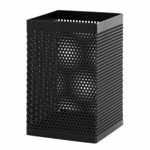 Black Metal Mesh Style Pen Pencil Stand Holder Desk Organizer For Home Office