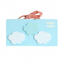 Set of 6 Cute Sticky Notes Desktop Note Self-stick Note for School/Office, Cloud