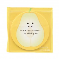 Cute Fruit Note Sticky Notes Self-stick Note 5 Pads/Pack ( Pear )