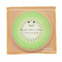 Cute Fruit Note Sticky Notes Self-stick Note 5 Pads/Pack ( Actinidia )