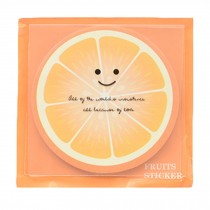 Cute Fruit Note Sticky Notes Self-stick Note 5 Pads/Pack ( Orange )