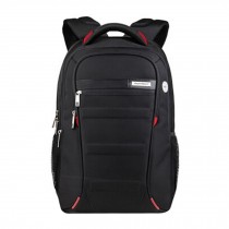 Fashion Expandable Notebook Backpack For Up to 15-Inch Laptop Black/Red