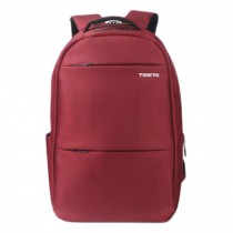 Men Women Expandable Notebook Backpack For Up to 15-Inch Laptop Red (21L)