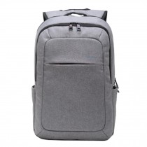 Men Women Notebook Backpack For 15-Inch Laptop Travel Business Light Gray(23L)