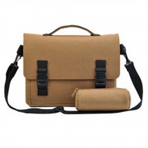 Men Women Notebook Bags For 15-Inch Laptop Travel Business,Hair Felt,Camel