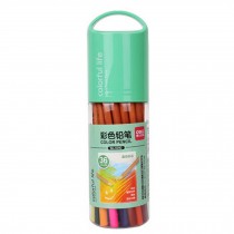 Brightly Assorted Colors Pencils, Oily Wood Colored Pencil, 36 Count, Green